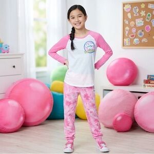 Justice girls t-shirt blow pop bubble gum lollipops candy Scented top new M, SM